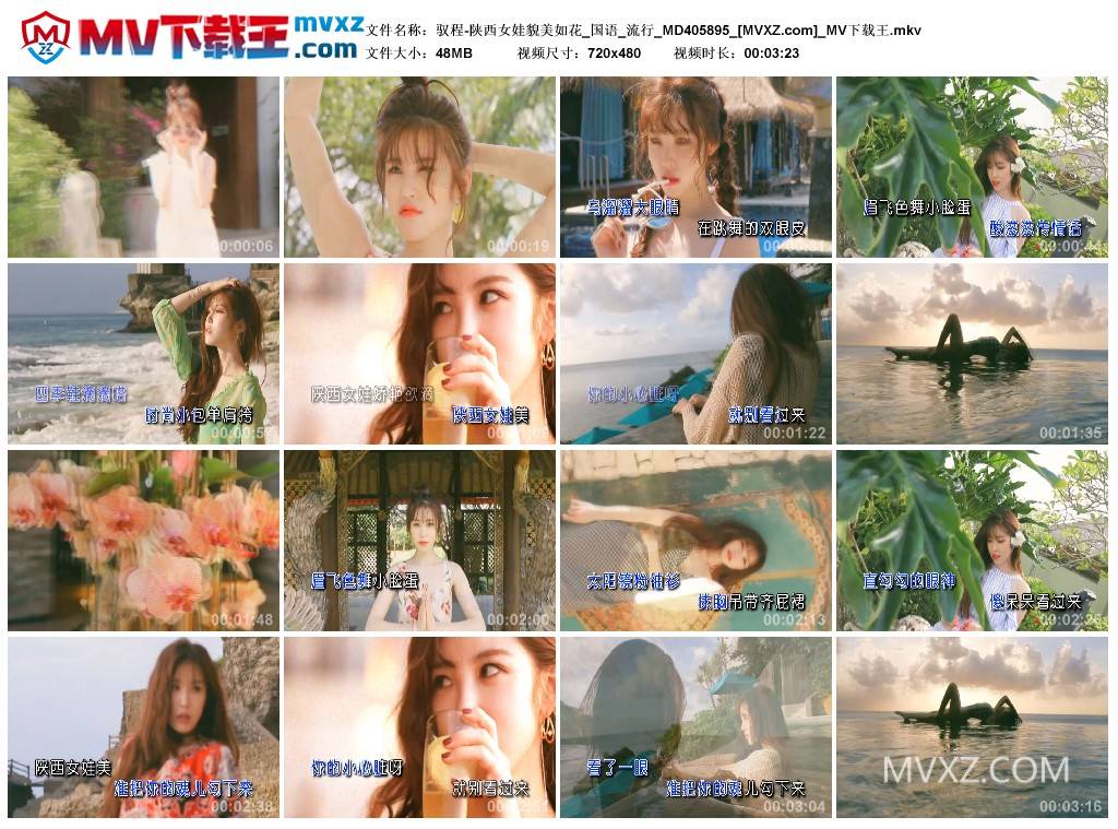 驭程-陕西女娃貌美如花_国语_流行_MD405895